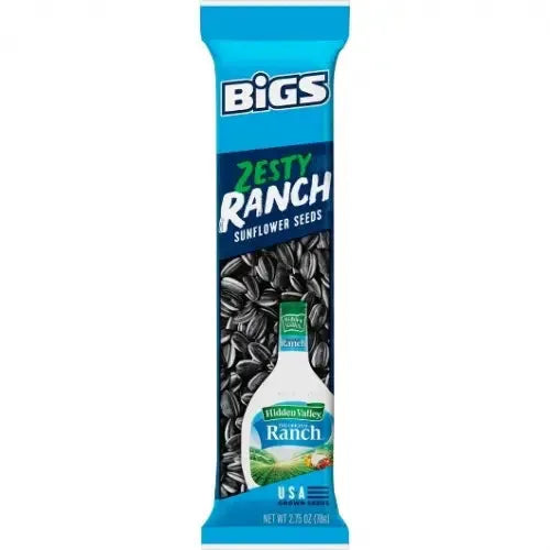 Bigs Zesty Ranch Sunflower Seeds: 12-Piece Box
