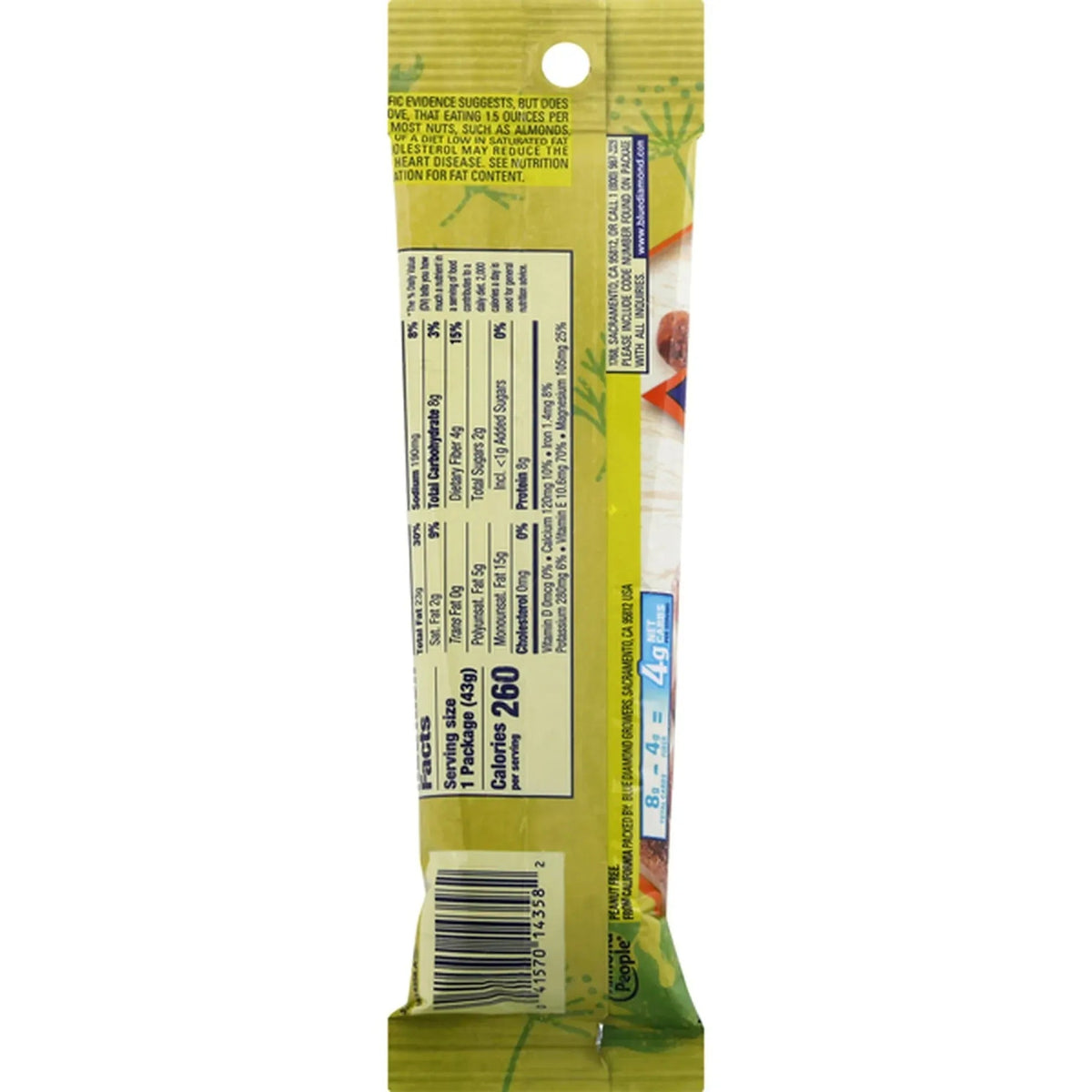 Blue Diamond Bold Spicy Dill Pickle Almonds: 12-Piece Box