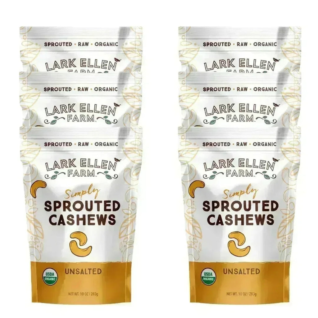 Lark Ellen Farm Organic Sprouted Cashews (Unsalted)