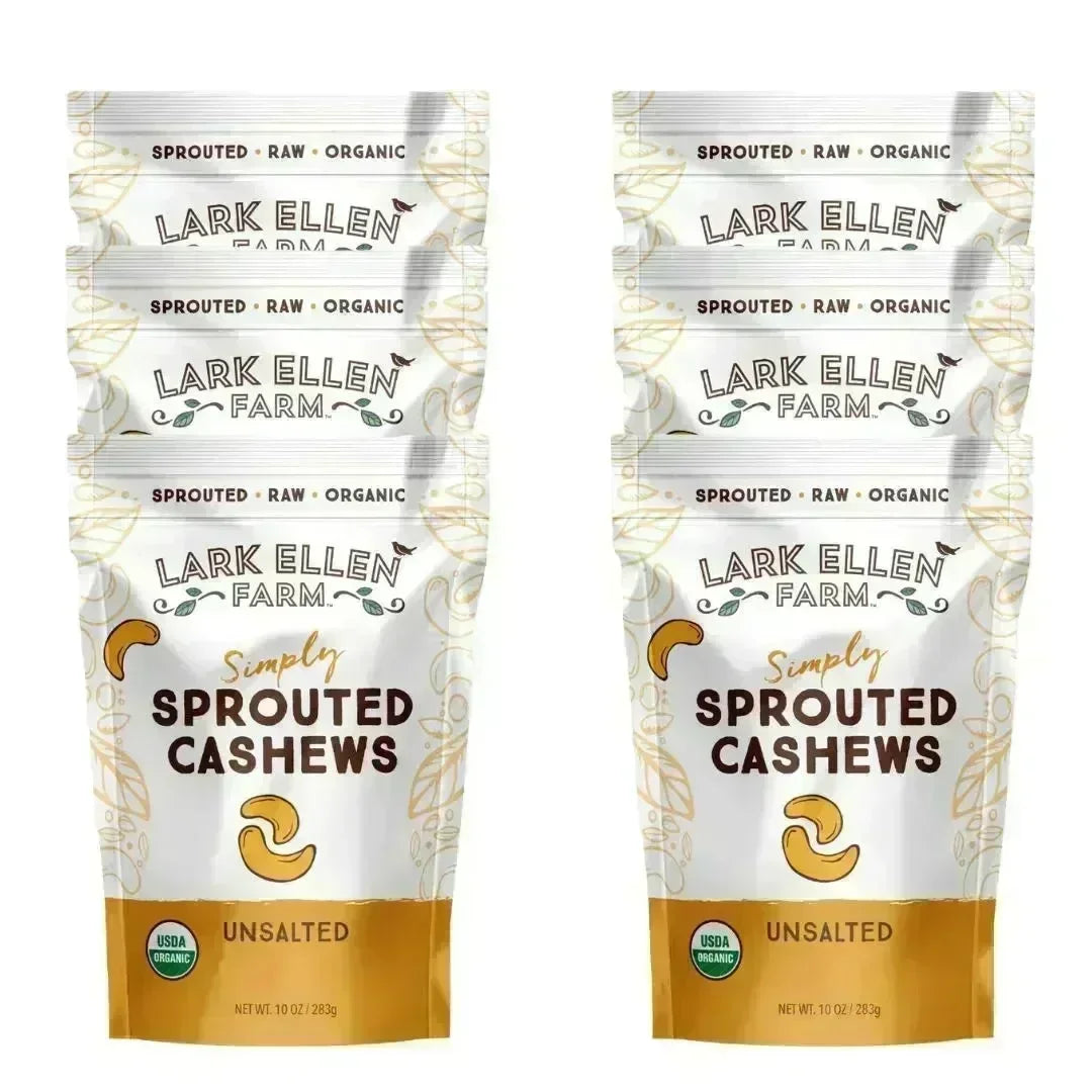 Lark Ellen Farm Organic Sprouted Cashews (Unsalted)