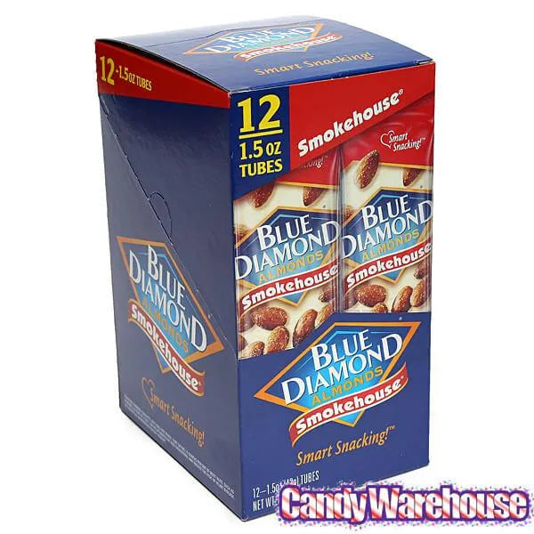 Blue Diamond Smokehouse Almonds 1.5-Ounce Bags: 12-Piece Box