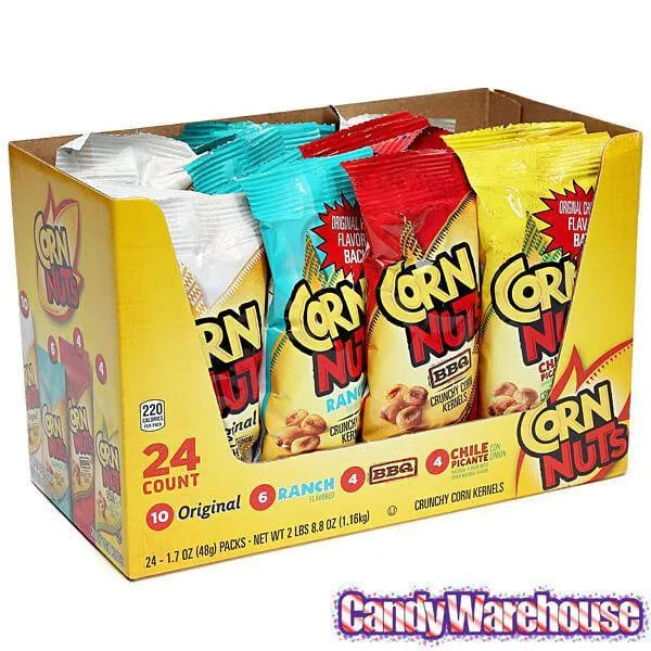 Corn Nuts 1.7-Ounce Packs - Assorted: 24-Piece Box