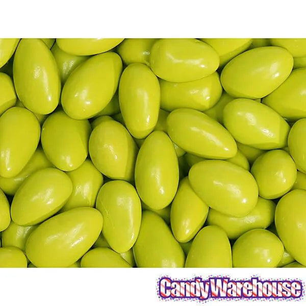 Jordan Almonds - Vibrant Lime Green: 5LB Bag